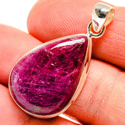 Ruby Fuchsite Pendants handcrafted by Ana Silver Co - PD23718