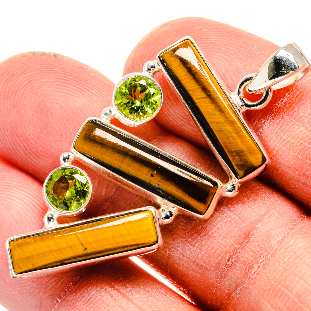 Tiger Eye Pendants handcrafted by Ana Silver Co - PD23720