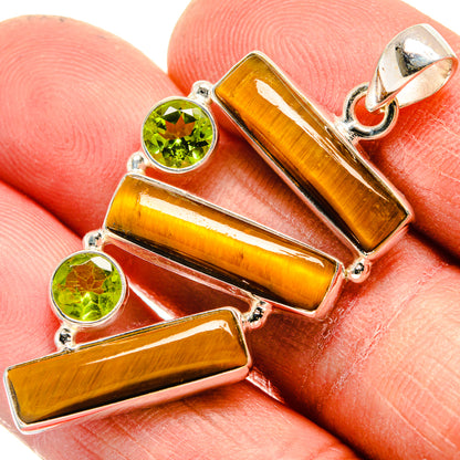 Tiger Eye Pendants handcrafted by Ana Silver Co - PD23721