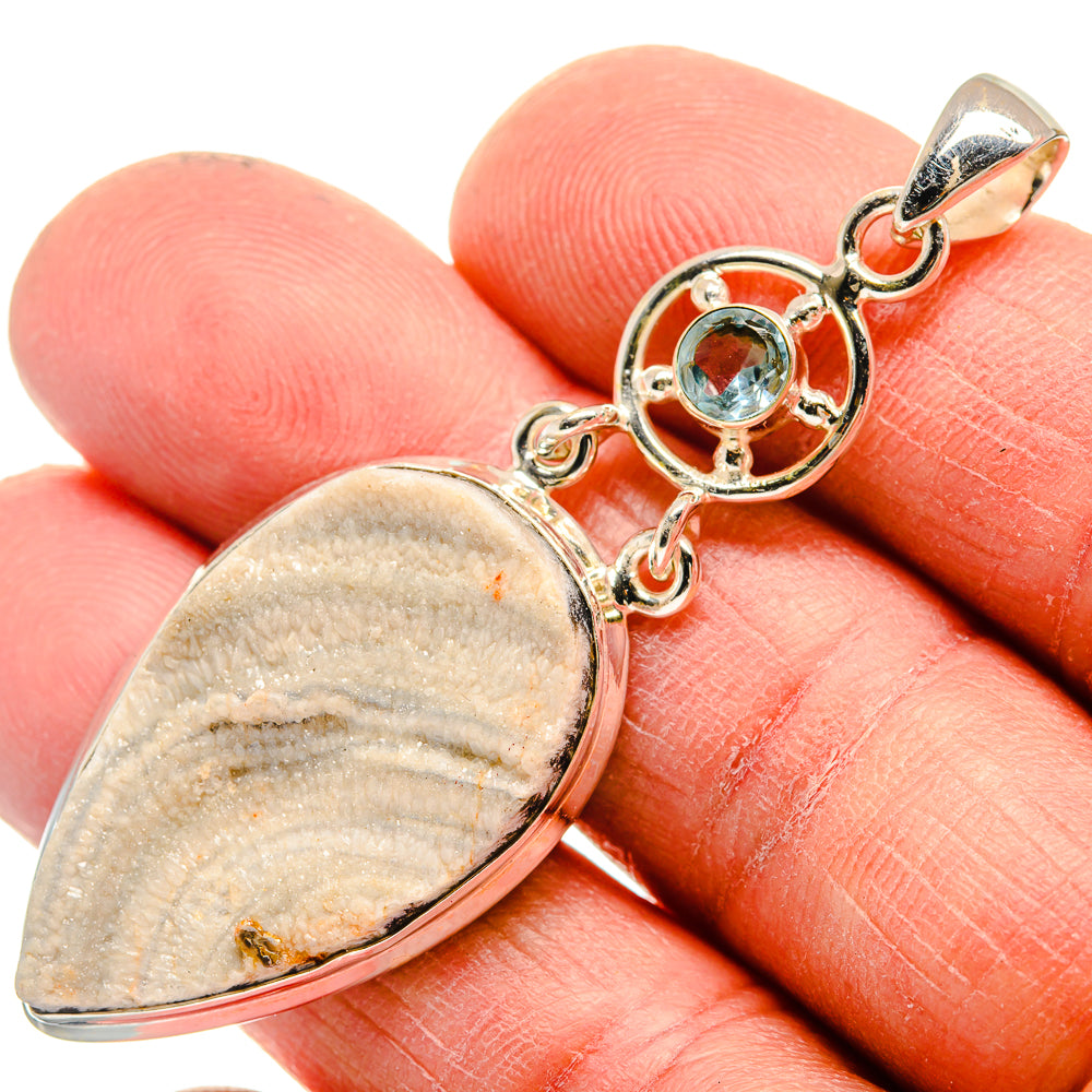 Desert Druzy Pendants handcrafted by Ana Silver Co - PD23725