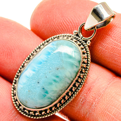 Larimar Pendants handcrafted by Ana Silver Co - PD23730