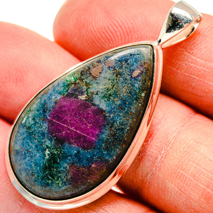 Ruby Fuchsite Pendants handcrafted by Ana Silver Co - PD23732