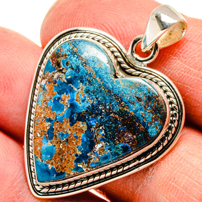 Shattuckite Pendants handcrafted by Ana Silver Co - PD23734
