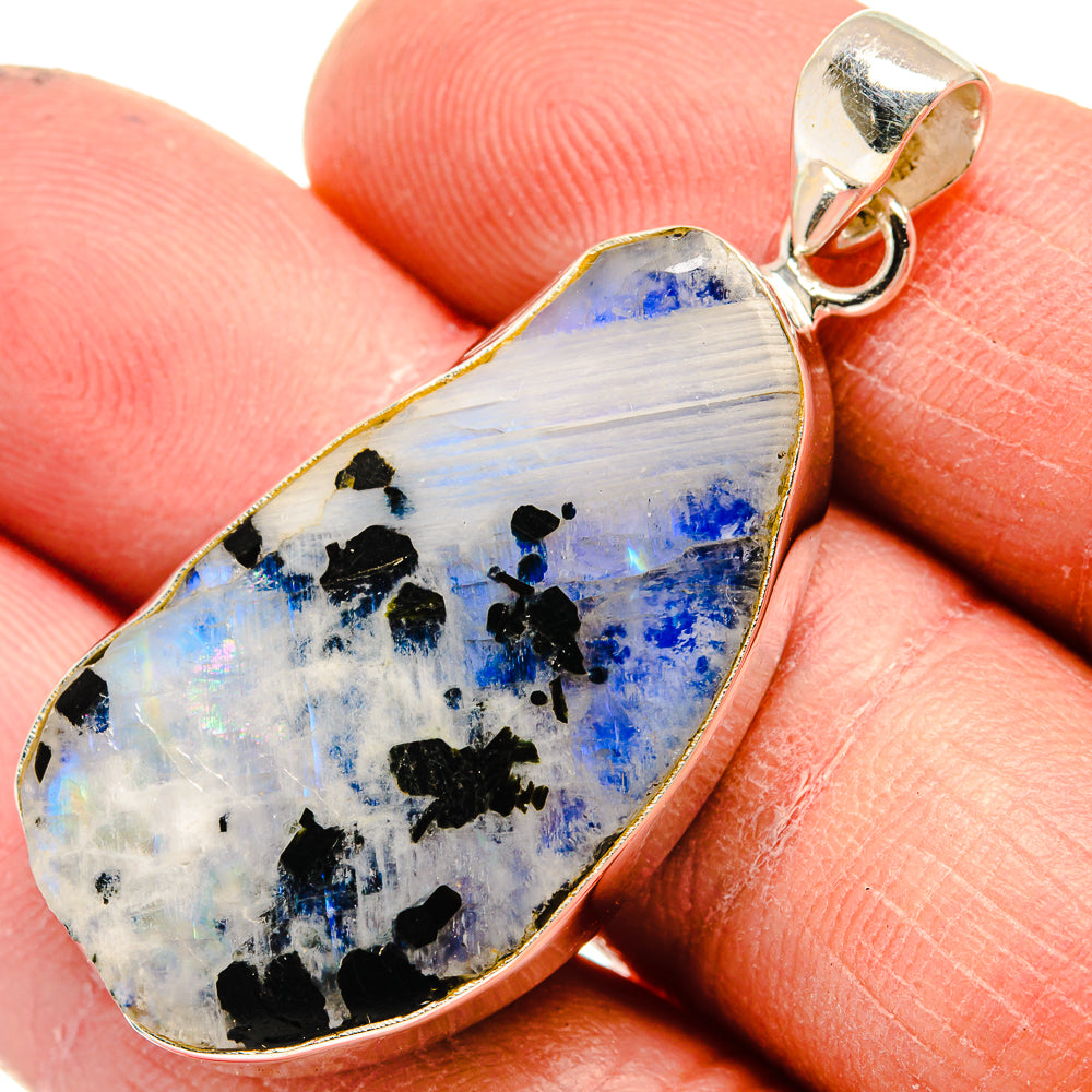 Rainbow Moonstone Pendants handcrafted by Ana Silver Co - PD23743