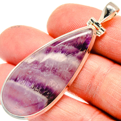 Chevron Amethyst Pendants handcrafted by Ana Silver Co - PD23760