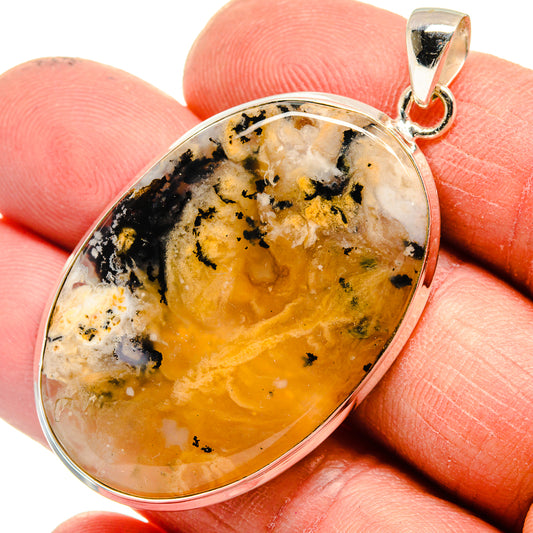 Indonesian Plume Agate Pendants handcrafted by Ana Silver Co - PD23761