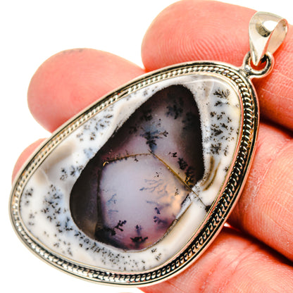Dendritic Opal Pendants handcrafted by Ana Silver Co - PD23763