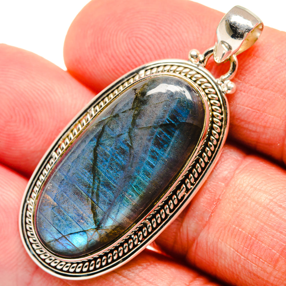 Labradorite Pendants handcrafted by Ana Silver Co - PD23773