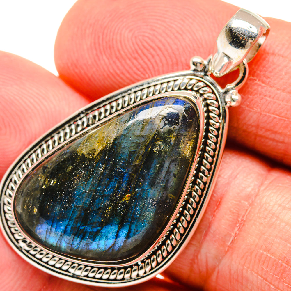 Labradorite Pendants handcrafted by Ana Silver Co - PD23778
