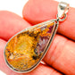 Indonesian Plume Agate Pendants handcrafted by Ana Silver Co - PD23780