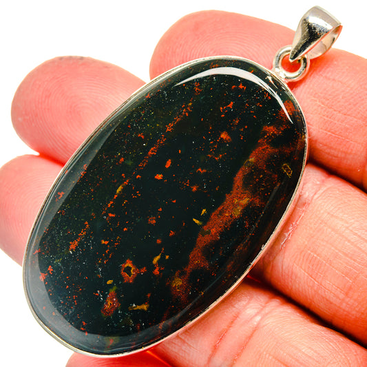Bloodstone Pendants handcrafted by Ana Silver Co - PD23792