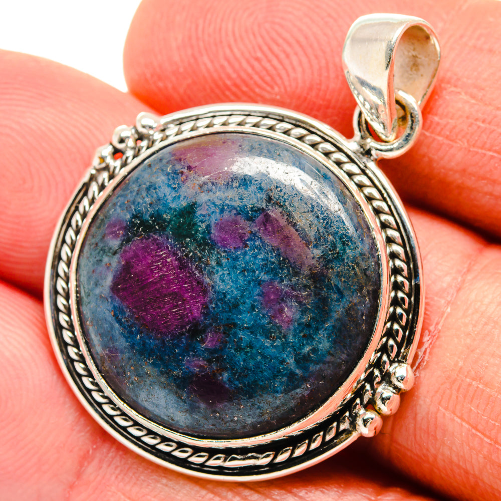 Ruby Fuchsite Pendants handcrafted by Ana Silver Co - PD23797