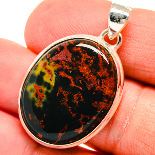 Bloodstone Pendants handcrafted by Ana Silver Co - PD23800