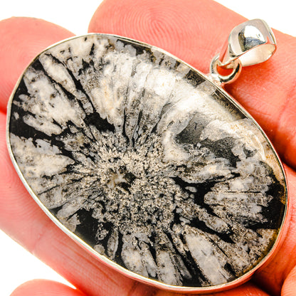 Chrysanthemum Stone Pendants handcrafted by Ana Silver Co - PD23831