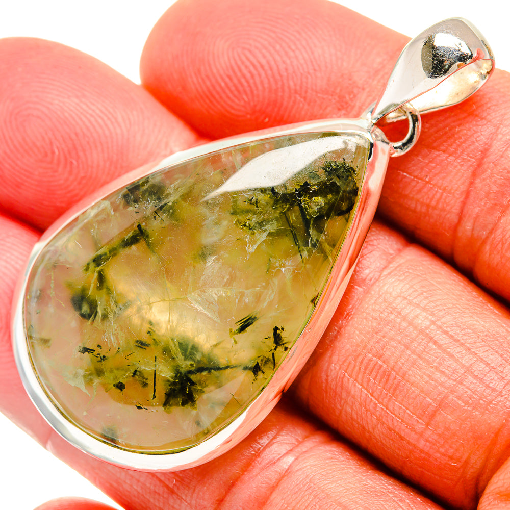 Prehnite Pendants handcrafted by Ana Silver Co - PD23841
