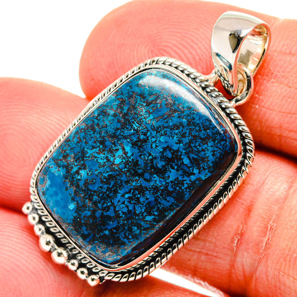 Shattuckite Pendants handcrafted by Ana Silver Co - PD23852