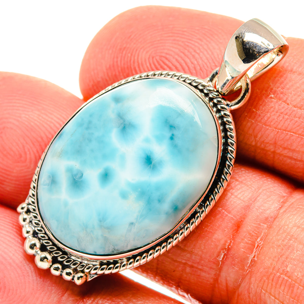 Larimar Pendants handcrafted by Ana Silver Co - PD23862