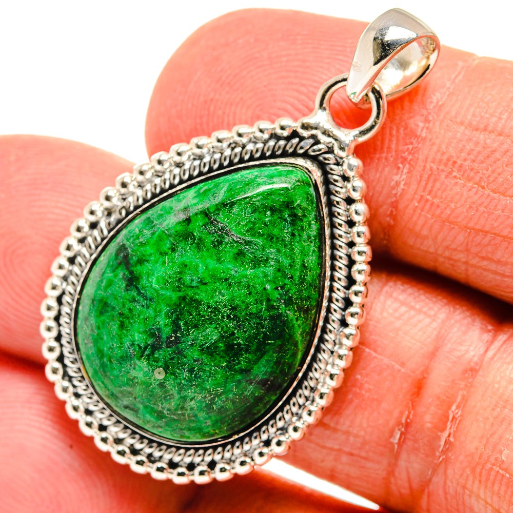 Gaspeite Pendants handcrafted by Ana Silver Co - PD23873