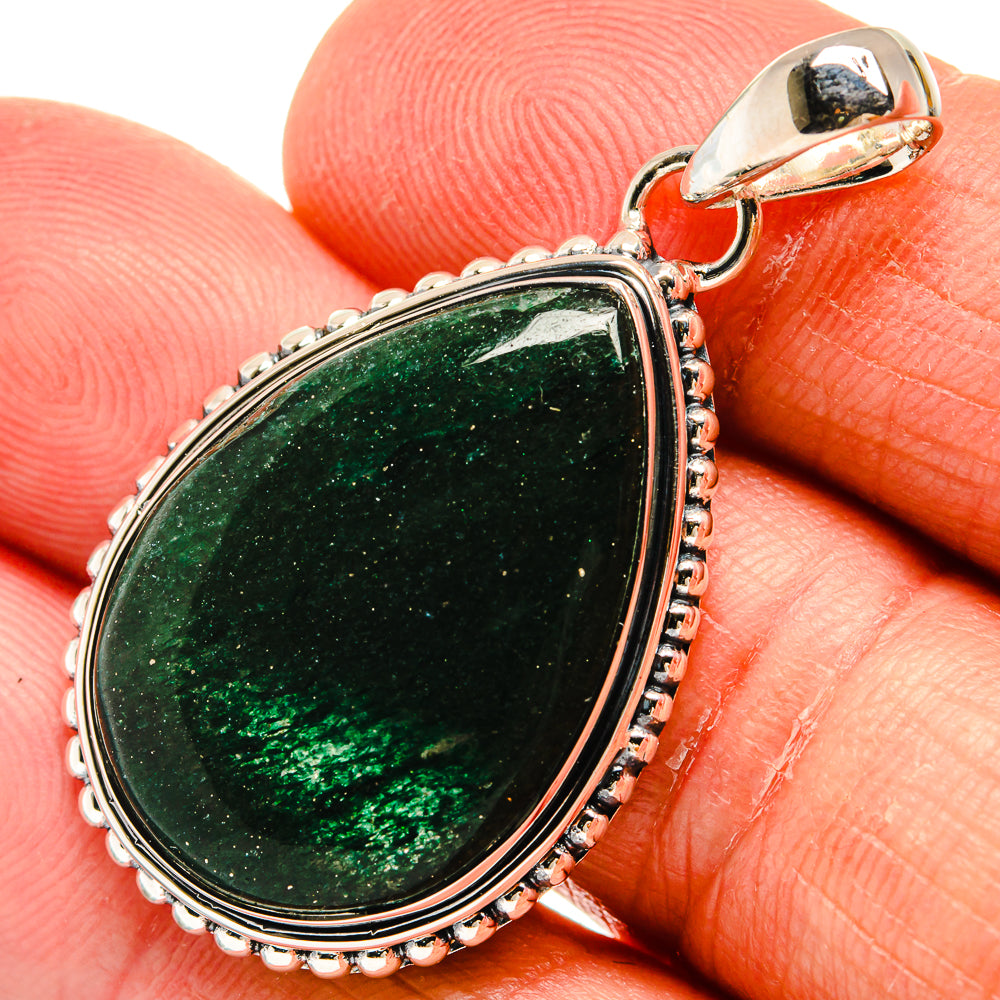 Green Aventurine Pendants handcrafted by Ana Silver Co - PD23882