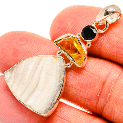 Desert Druzy Pendants handcrafted by Ana Silver Co - PD23891