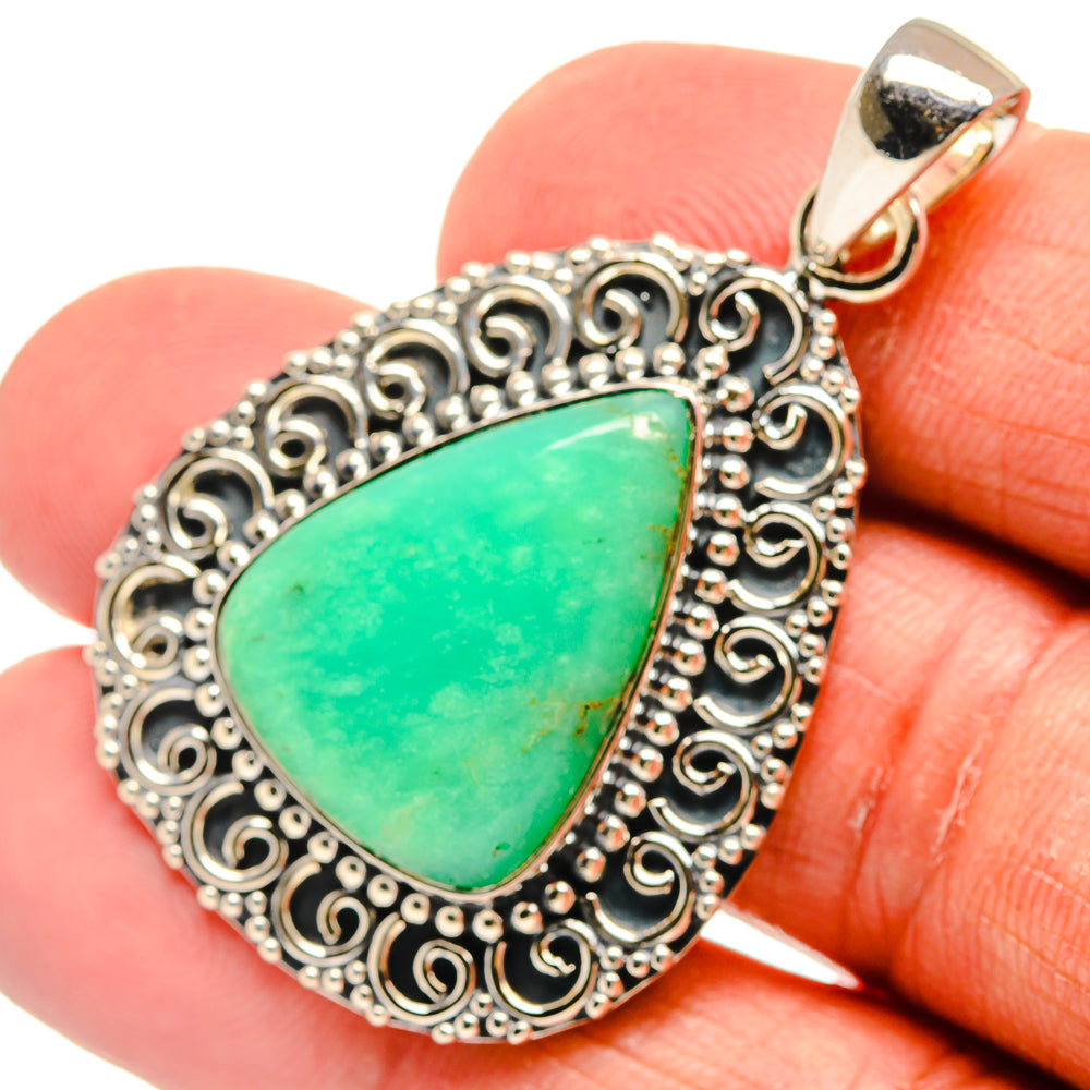 Amazonite Pendants handcrafted by Ana Silver Co - PD23895