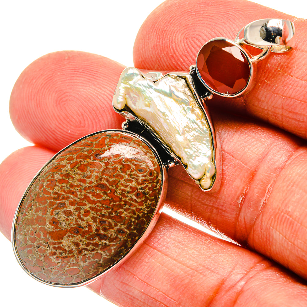 Dinosaur Bone Pendants handcrafted by Ana Silver Co - PD23899
