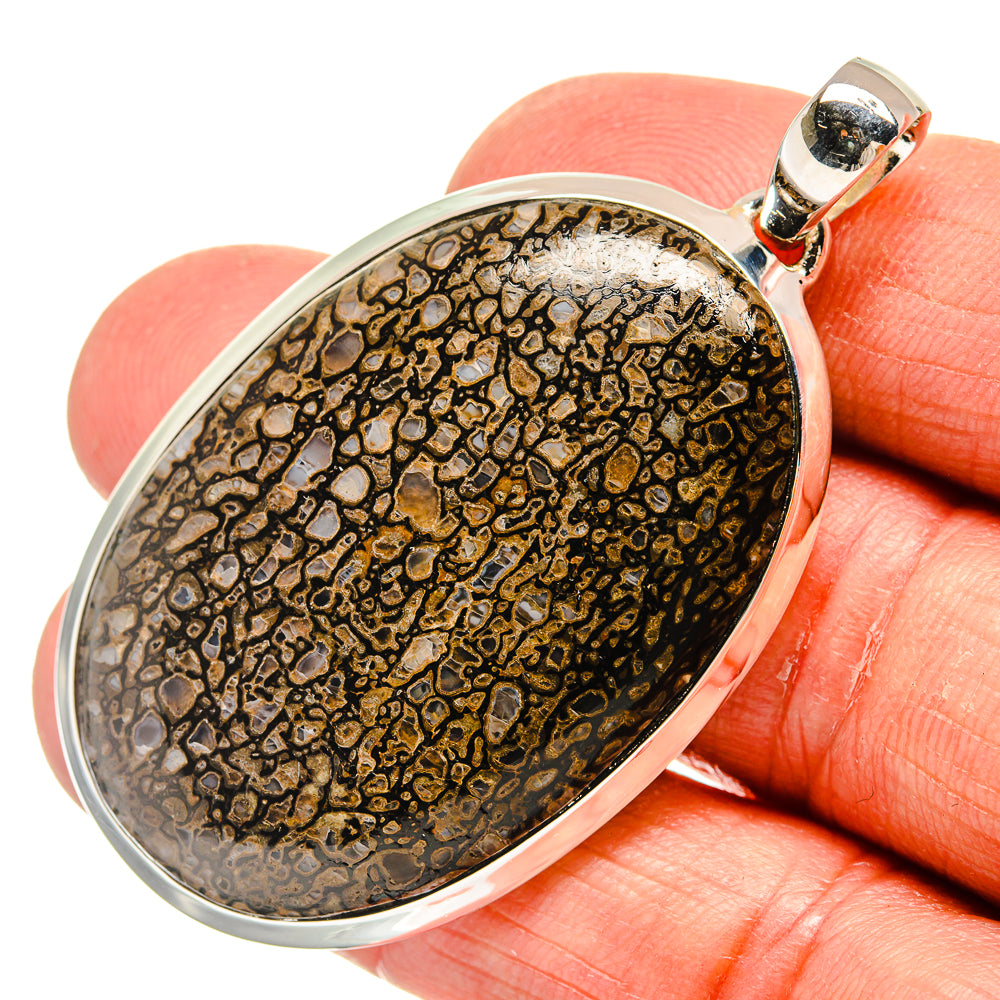 Dinosaur Bone Pendants handcrafted by Ana Silver Co - PD23910