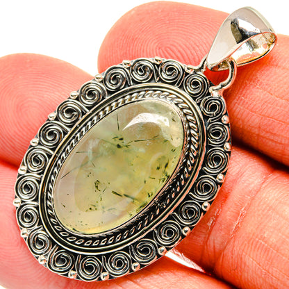 Prehnite Pendants handcrafted by Ana Silver Co - PD23927