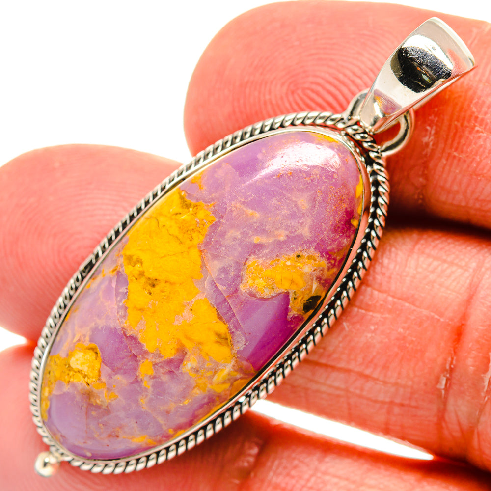 Phosphosiderite Pendants handcrafted by Ana Silver Co - PD23930