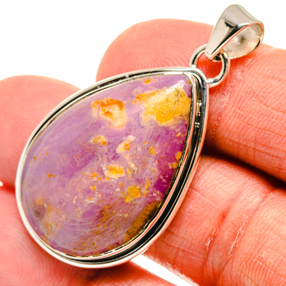 Phosphosiderite Pendants handcrafted by Ana Silver Co - PD23932
