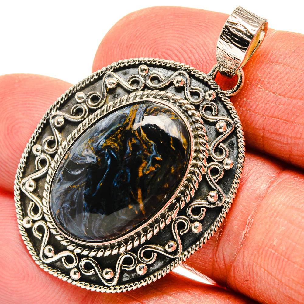 Pietersite Pendants handcrafted by Ana Silver Co - PD23935