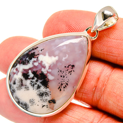 Dendritic Opal Pendants handcrafted by Ana Silver Co - PD23952