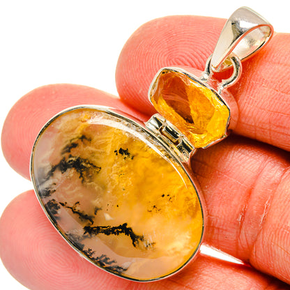 Montana Agate Pendants handcrafted by Ana Silver Co - PD23961
