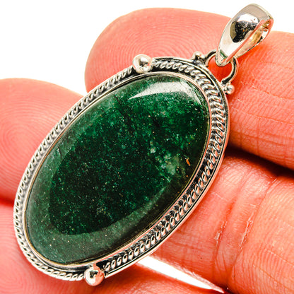 Green Aventurine Pendants handcrafted by Ana Silver Co - PD23965