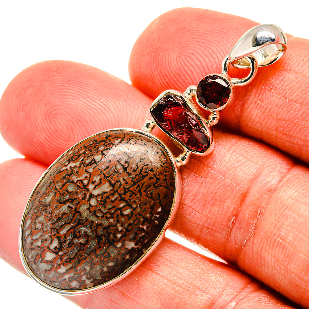 Dinosaur Bone Pendants handcrafted by Ana Silver Co - PD23977