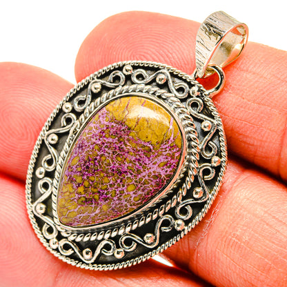 Stichtite Pendants handcrafted by Ana Silver Co - PD23980