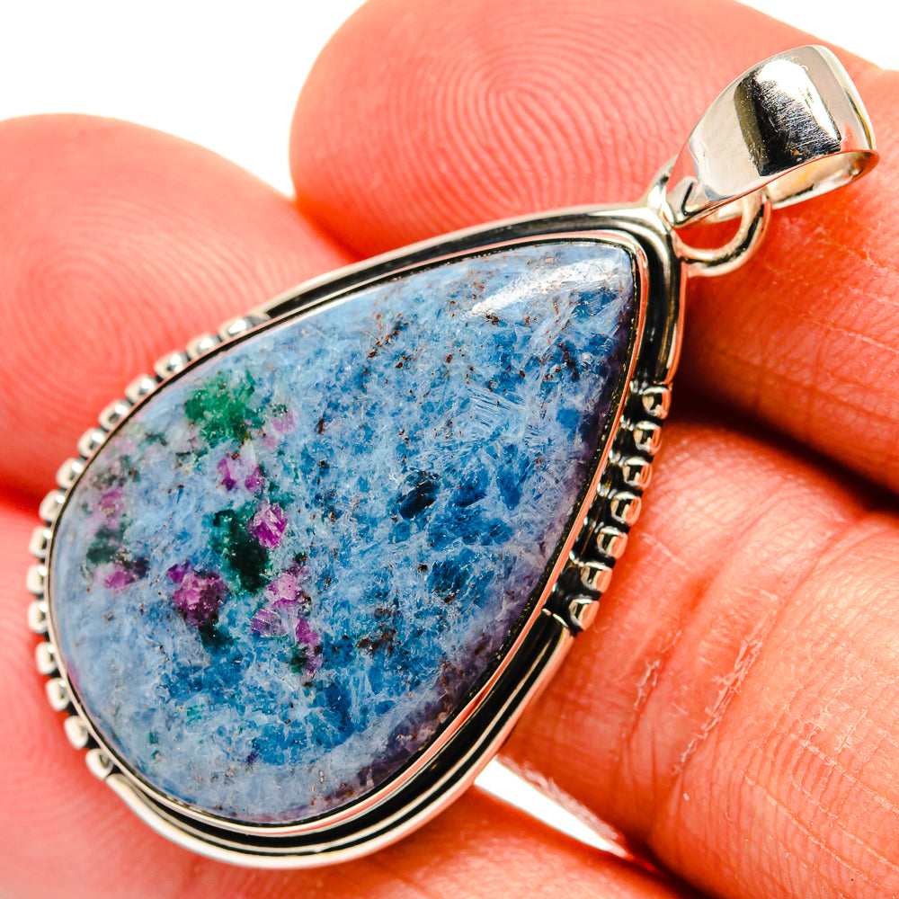 Ruby Fuchsite Pendants handcrafted by Ana Silver Co - PD23981