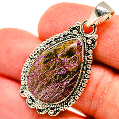 Stichtite Pendants handcrafted by Ana Silver Co - PD23993