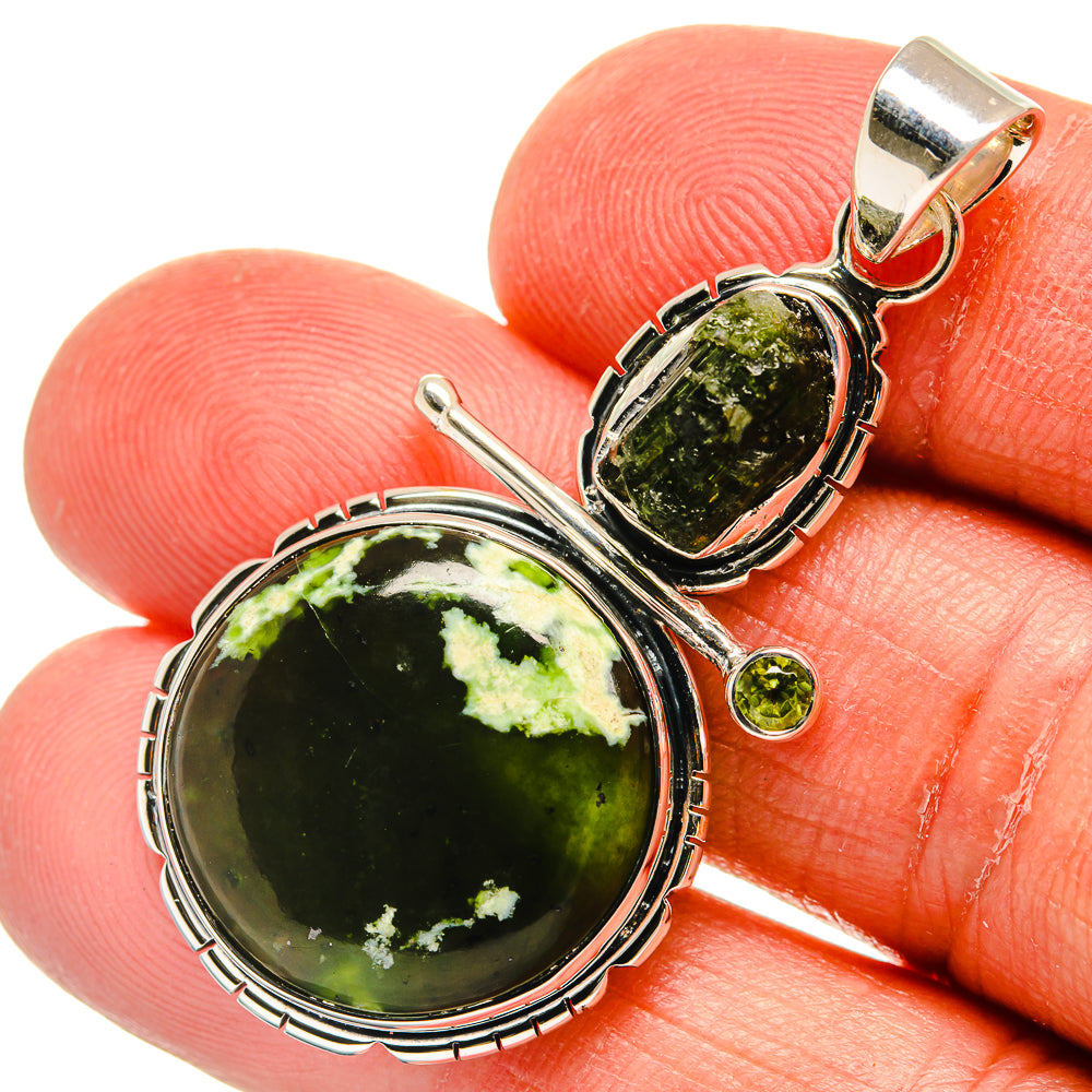 Rainforest Opal Pendants handcrafted by Ana Silver Co - PD23994