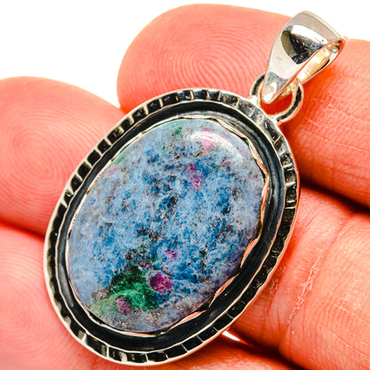 Ruby Fuchsite Pendants handcrafted by Ana Silver Co - PD23996
