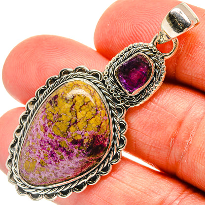 Stichtite Pendants handcrafted by Ana Silver Co - PD24000