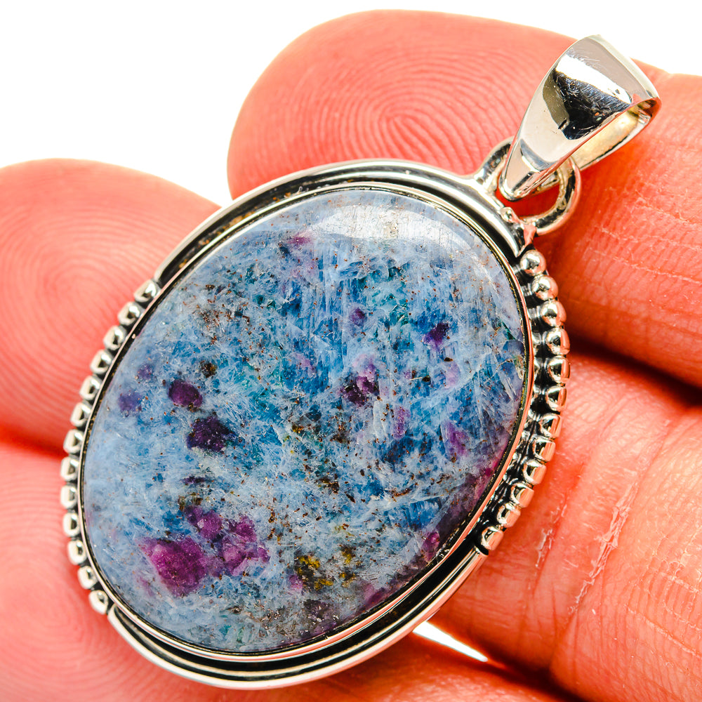 Ruby Fuchsite Pendants handcrafted by Ana Silver Co - PD24001