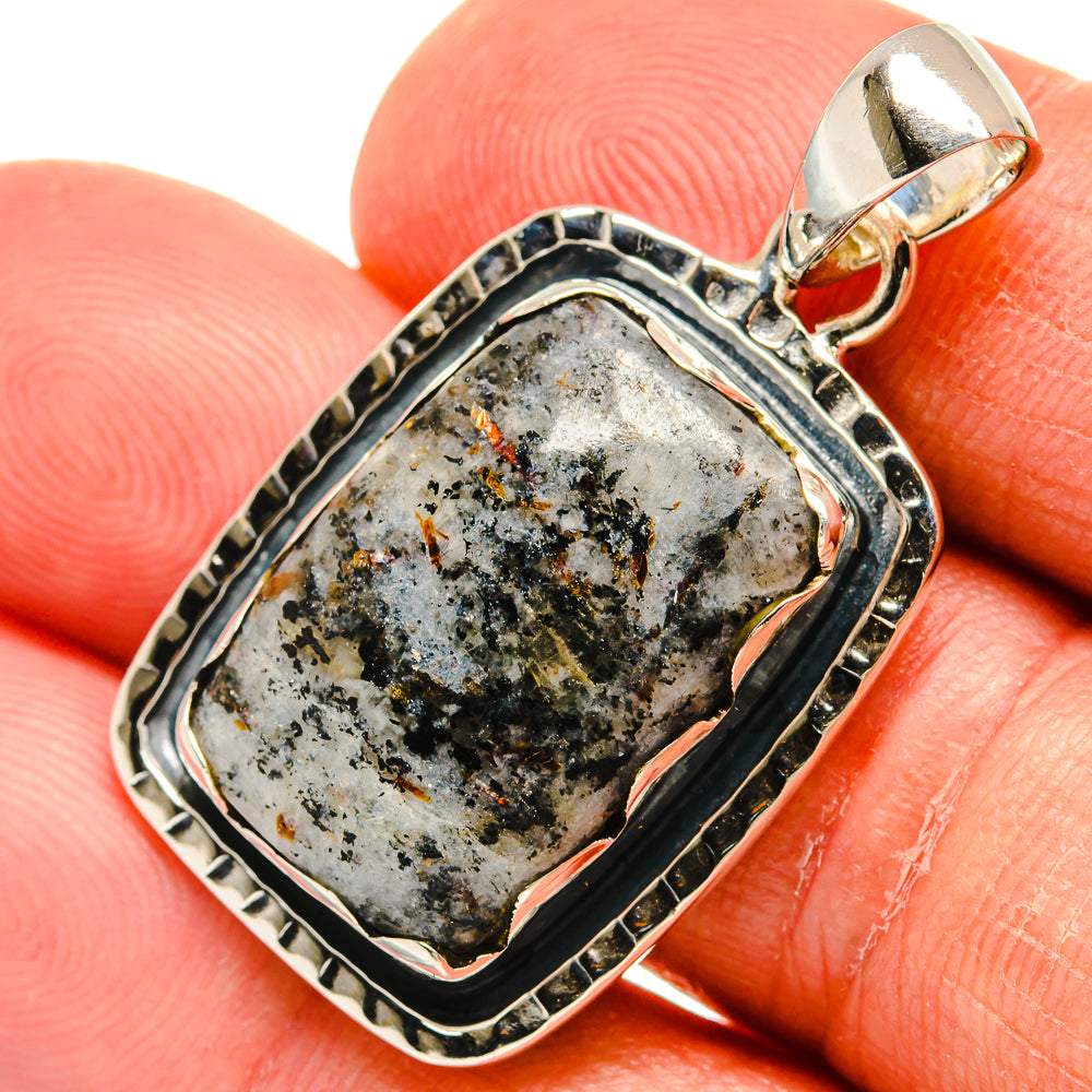 Astrophyllite Pendants handcrafted by Ana Silver Co - PD24003