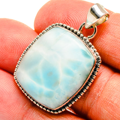 Larimar Pendants handcrafted by Ana Silver Co - PD24004