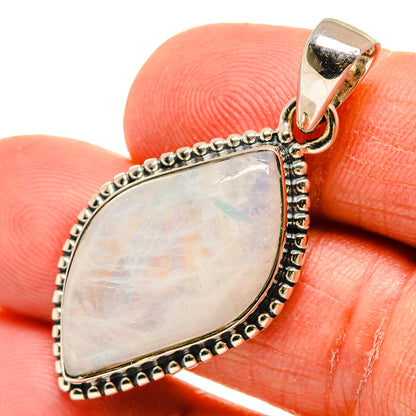 Rainbow Moonstone Pendants handcrafted by Ana Silver Co - PD24005