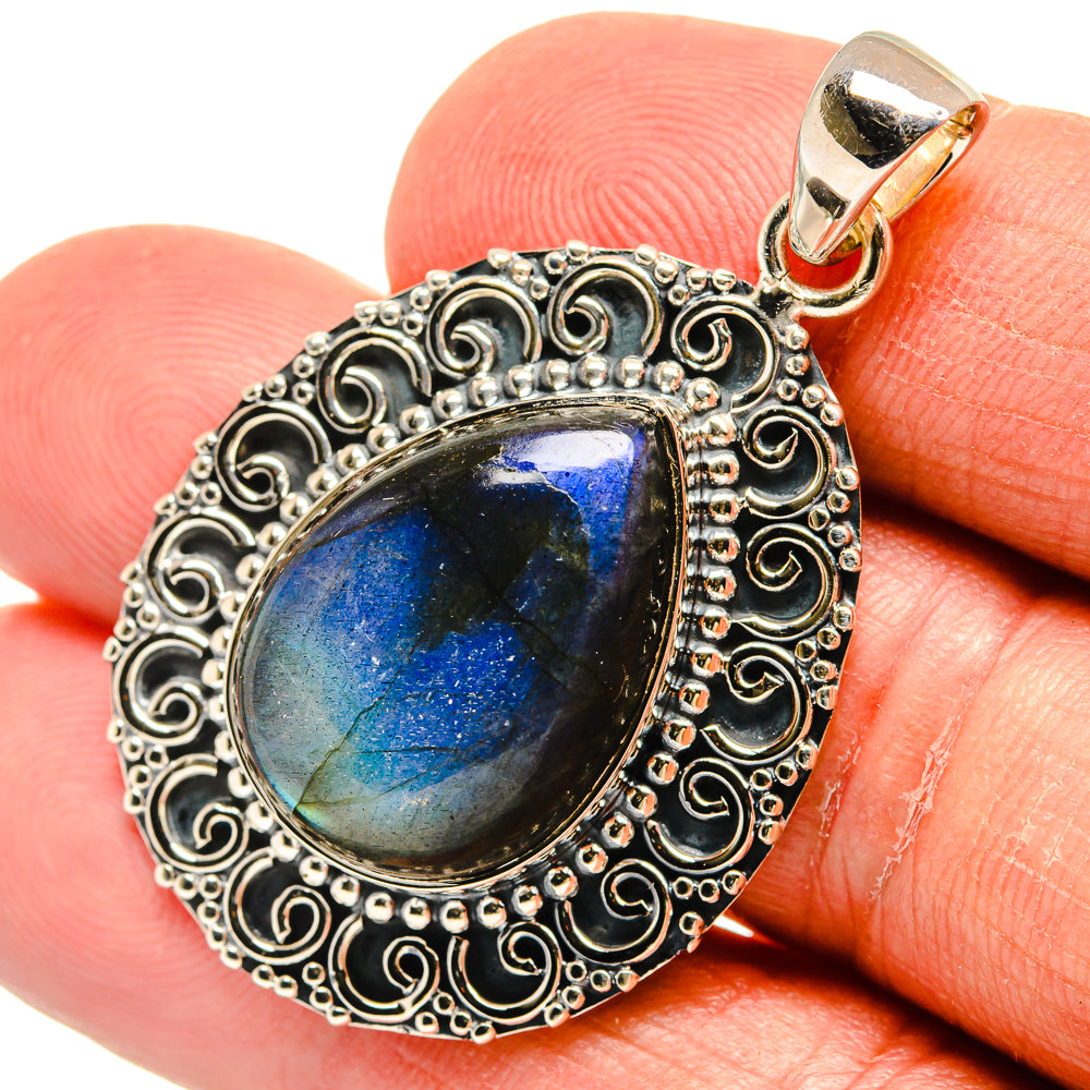 Labradorite Pendants handcrafted by Ana Silver Co - PD24011
