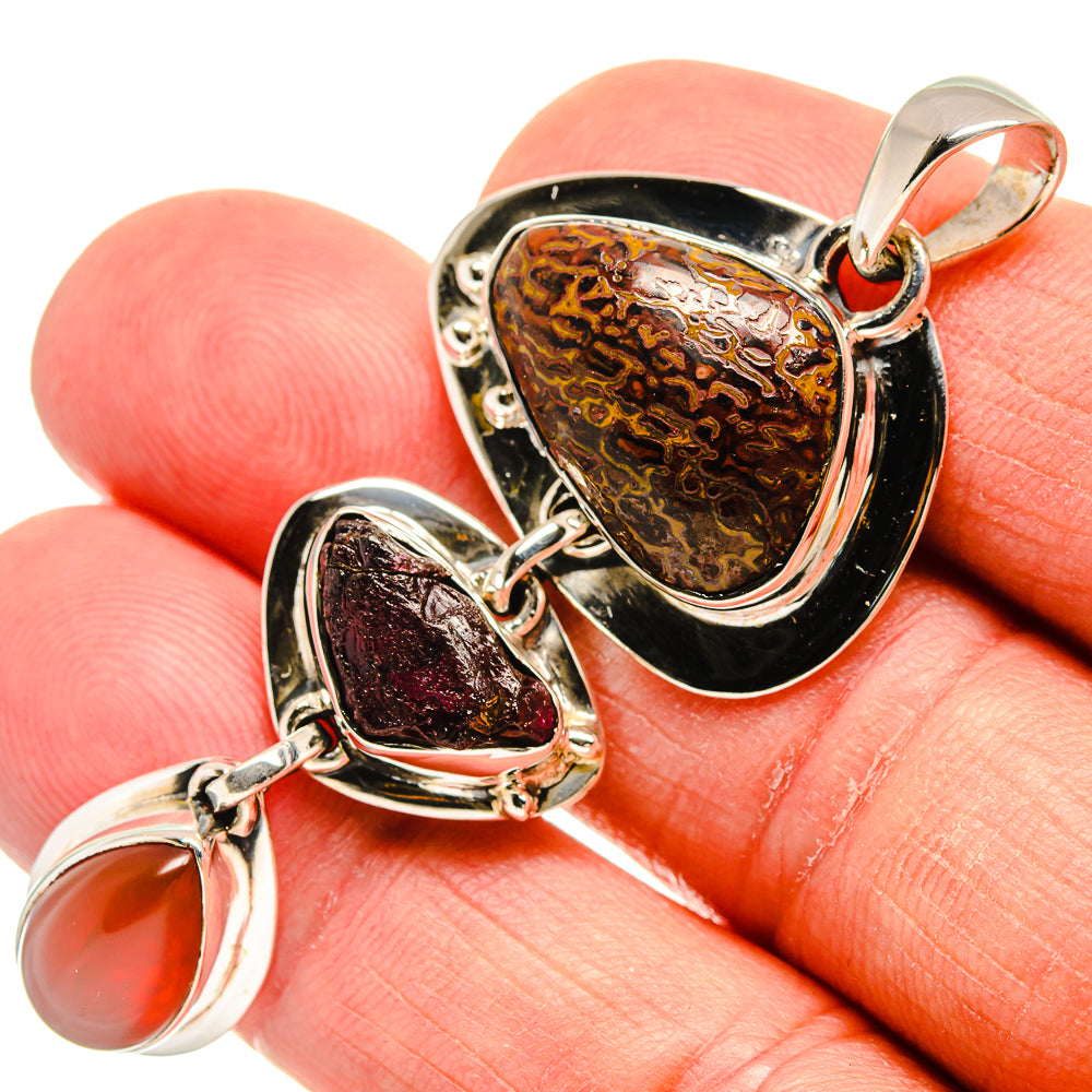 Dinosaur Bone Pendants handcrafted by Ana Silver Co - PD24013