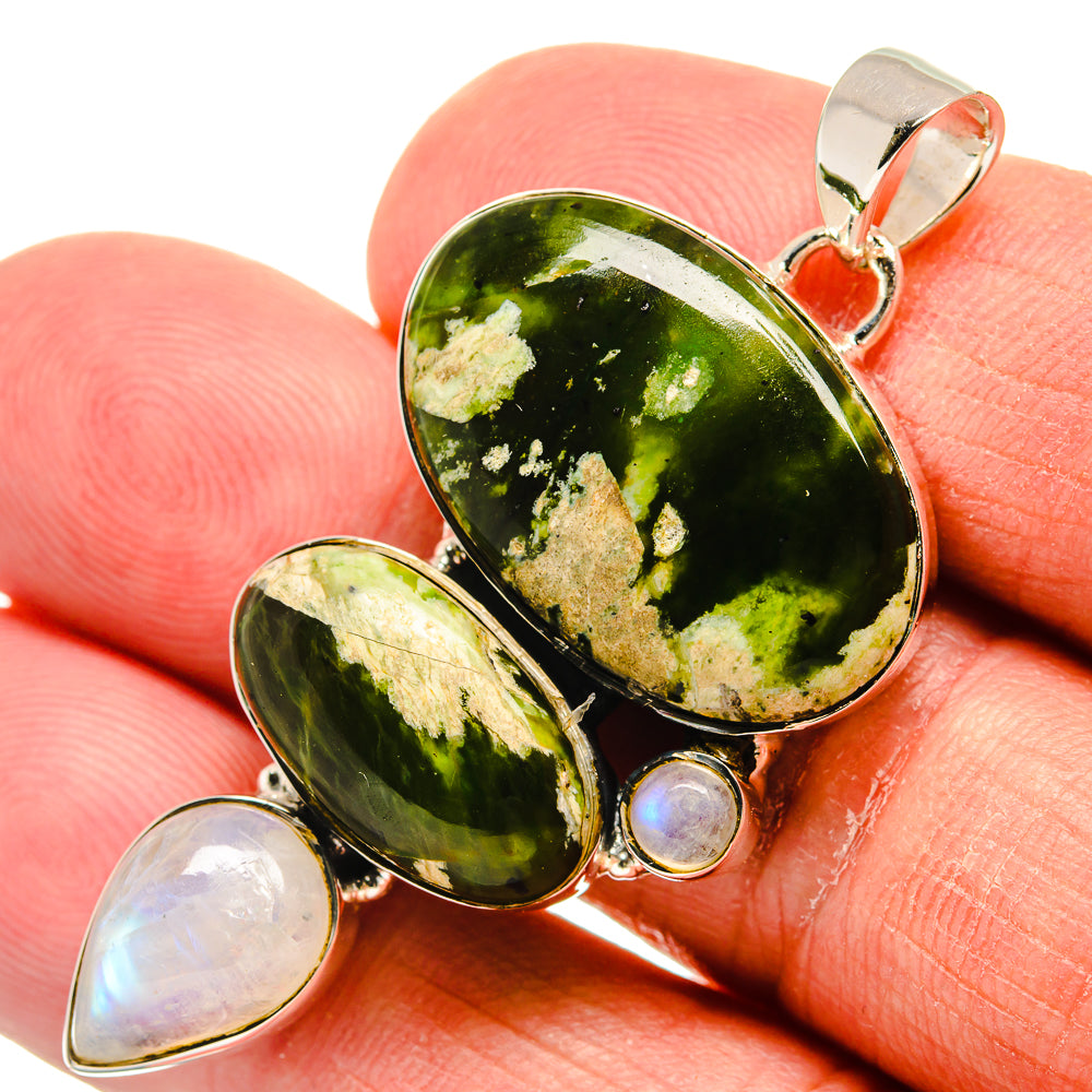 Rainforest Opal Pendants handcrafted by Ana Silver Co - PD24015