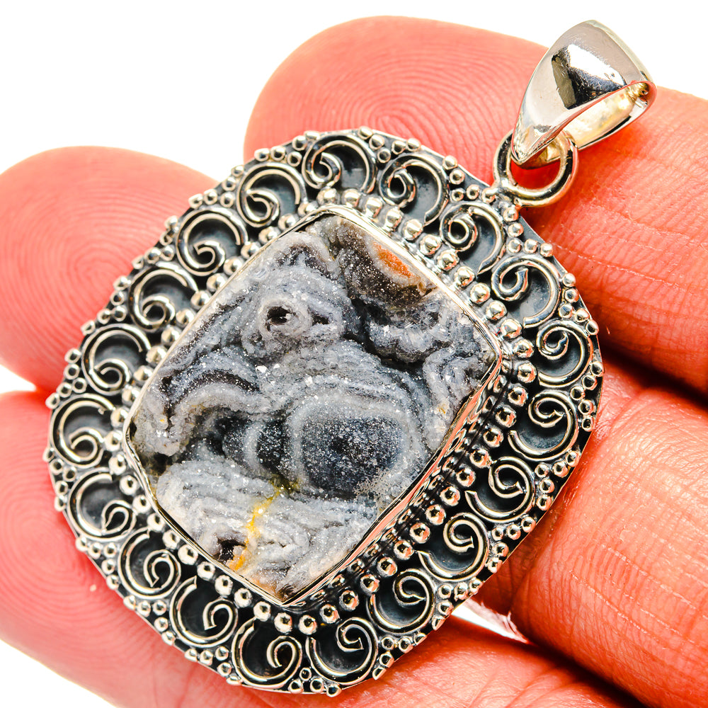 Desert Druzy Pendants handcrafted by Ana Silver Co - PD24023