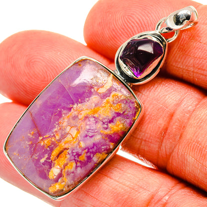 Phosphosiderite Pendants handcrafted by Ana Silver Co - PD24026